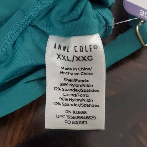 NWT ANNE COLE BIKINI TOP - Picture 5 of 5